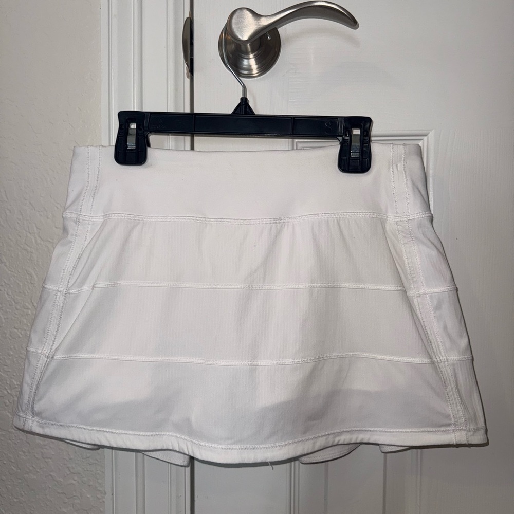 lululemon athletica Pace Rival White Skirt